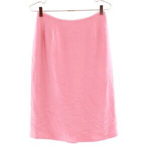 Preston & York Silk Skirt Womens 8 Pink Twee Polished Girlhood Barbie Corporate